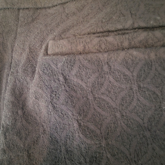 Crown  & Ivy Black Pull-On Pants Textured Modern City Career 4 Petite - Picture 9 of 10